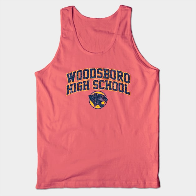 Woodsboro High School (Variant) Tank Top by huckblade